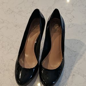 Black patent leather